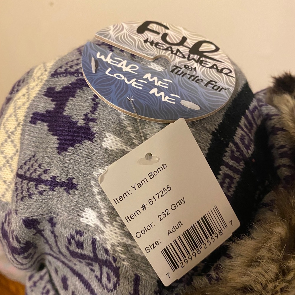 Turtle fur hat - Picture 2 of 3